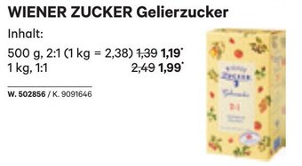 Lagerhaus WIENER ZUCKER Gelierzucker 500 g Angebot