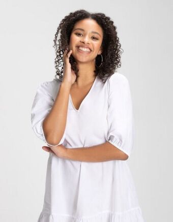 Takko Damen stufenkleid - v-ausschnitt Angebot