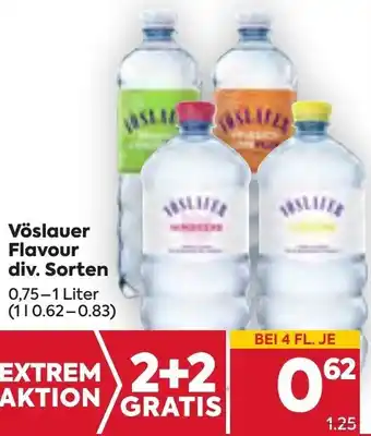 Billa Vöslauer Flavour div. Sorten 0,75-1 Liter Angebot