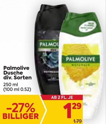 Billa Palmolive Dusche div. Sorten 250 ml Angebot