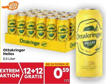 Billa Ottakringer Helles 0,5 Liter Angebot