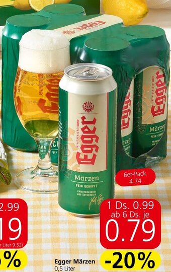 Spar Egger Märzen 0,5 Liter Angebot