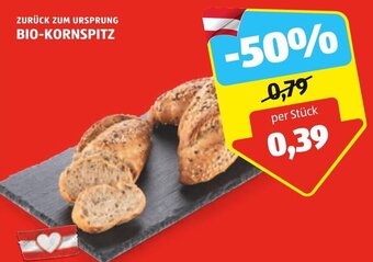 Hofer ZURÜCK ZUM URSPRUNG BIO-KORNSPITZ Angebot