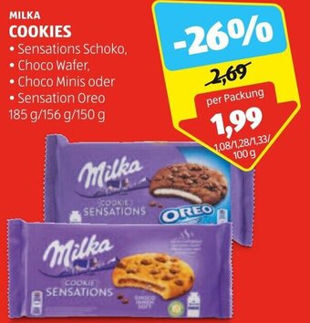 Hofer Milka COOKIES Angebot