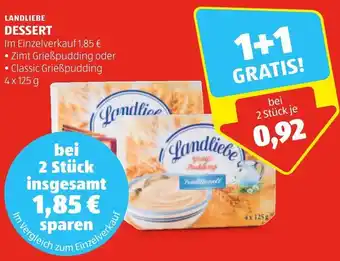 Hofer LANDLIEBE DESSERT 4 x 125 g Angebot