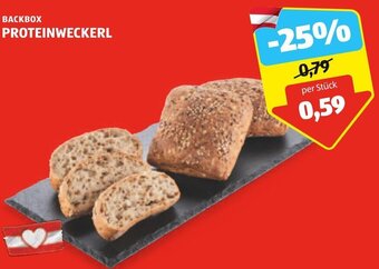 Hofer BACKBOX PROTEINWECKERL per Stück Angebot