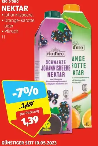 Hofer RIO D'ORO NEKTAR 1 L Angebot