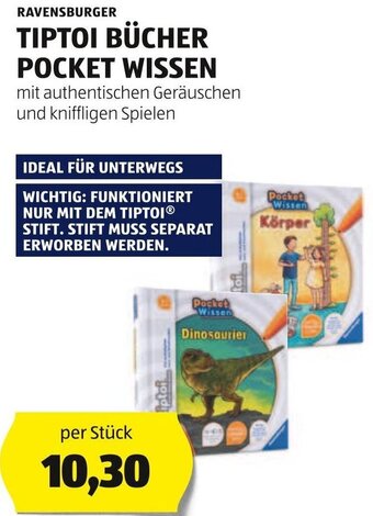 Hofer RAVENSBURGER TIPTOI BÜCHER POCKET WISSEN per Stück Angebot