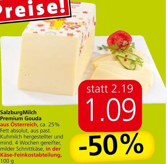 Interspar SalzburgMilch Premium Gouda 100 g Angebot