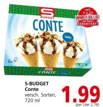 Interspar S-BUDGET Conte versch. Sorten, 720 ml Angebot