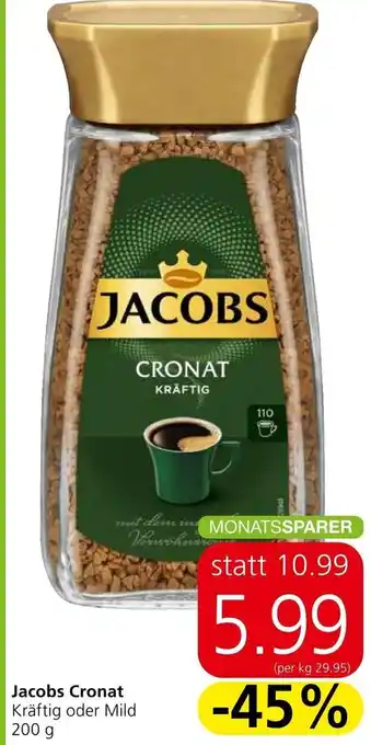 Interspar Jacobs Cronat Kräftig oder Mild 200 g Angebot