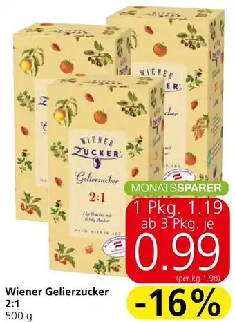 Interspar Wiener Gelierzucker 2:1 500 g Angebot