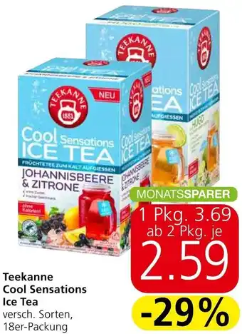 Interspar Teekanne Cool Sensations Ice Tea versch. Sorten, 18er-Packung Angebot