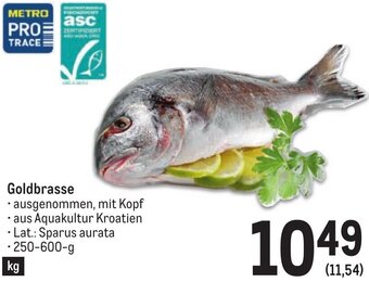 Metro Goldbrasse 250-600-g Angebot