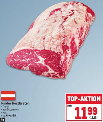Metro Rinder Rostbraten ca. 6-kg-Stk Angebot