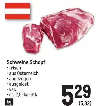 Metro Schweine Schopf • ca. 2,5-kg-Stk Angebot