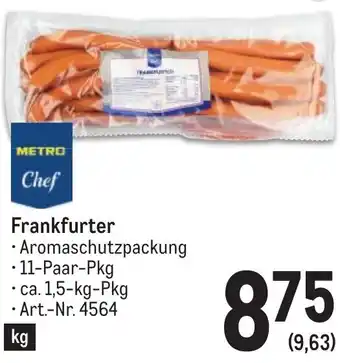 Metro Frankfurter • ca. 1,5-kg-Pkg Angebot