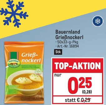 Metro Bauernland Grießnockerl • 50x33-g-Pkg Angebot