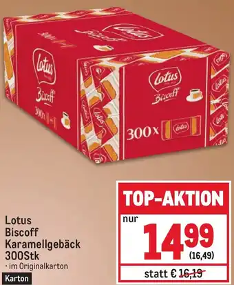 Metro Lotus Biscoff Karamellgebäck 300Stk Angebot