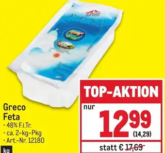 Metro Greco Feta • ca. 2-kg-Pkg Angebot