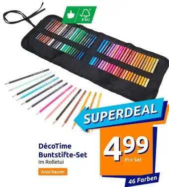 Action DécoTime Buntstifte-Set Pro Set 46 Farben Angebot