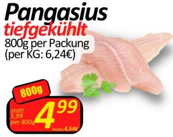 Wurstico Pangasius tiefgekühlt 800g per Packung Angebot