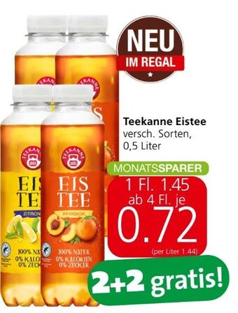 Spar Eistee pfirsich Angebot