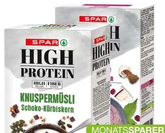 Spar High protein knuspermüsli Angebot