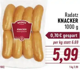Radatz Radatz KNACKER 1000 g Angebot