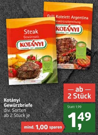 ADEG Kotànyi Gewürzbrief Angebot