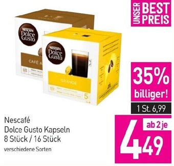 Sutterlüty Nescafé Dolce Gusto Kapseln 8 Stück/16 Stück Angebot
