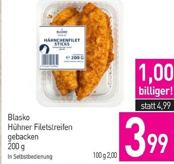 Sutterlüty Blasko Hühner Filetstreifen gebacken 200 g Angebot