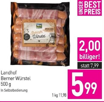 Sutterlüty Landhof Berner Würstel 500 g Angebot