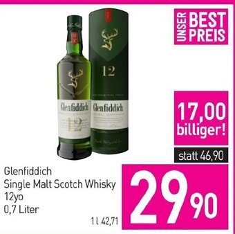Sutterlüty Glenfiddich Single Malt Scotch Whisky 12yo Angebot
