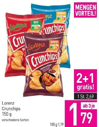Sutterlüty Lorenz Crunchips 150 g Angebot