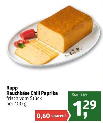 ADEG Rupp Rauchkäse Chili Paprika 100 g Angebot
