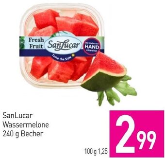 Sutterlüty SanLucar Wassermelone 240 g Becher Angebot