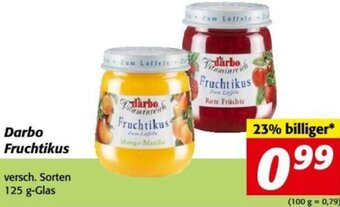 Nah&Frisch Darbo Fruchtikus versch. Sorten 125 g-Glas Angebot