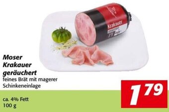Nah&Frisch Moser Krakauer geräuchert ca. 4% Fett 100 g Angebot