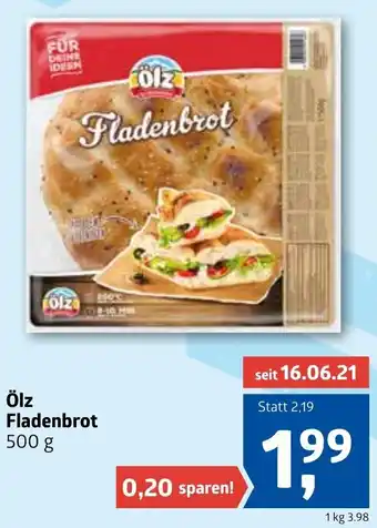 ADEG Ölz Fladenbrot 500g Angebot