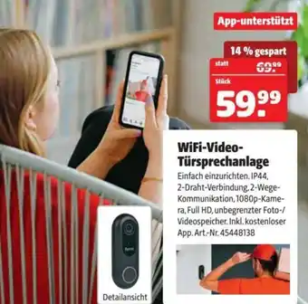 Hagebau WiFi-Video-Türsprechanlage Angebot