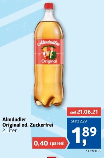 ADEG Almdudler Original Od. Zuckerfrei 2 Liter Angebot