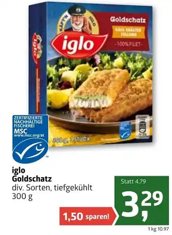 ADEG Iglo Goldschatz 300g Angebot