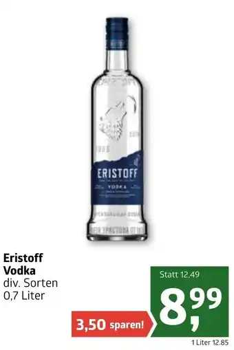 ADEG Eristoff Vodka 0,75 Liter Angebot