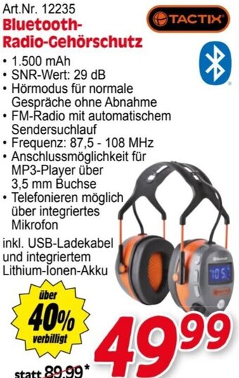Zgonc Bluetooth- Radio-Gehörschutz Angebot