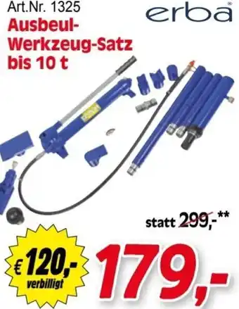 Zgonc Ausbeul-Werkzeug-Satz bis 10 t erba Angebot