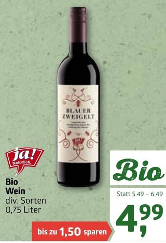 ADEG Bio Wein 0,75 Liter Angebot