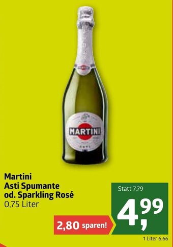 ADEG Martini Asti Spumante Od. Sparkling Rosé Angebot
