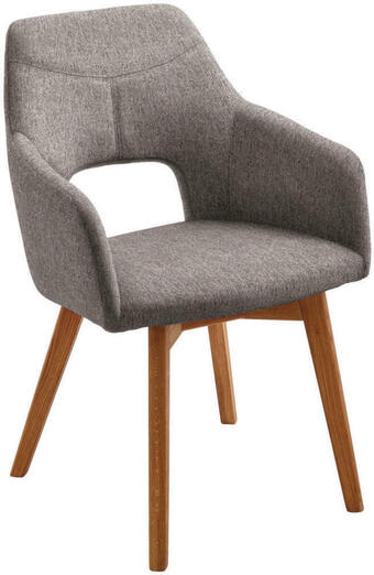 XXXLutz Armlehnstuhl in holz, textil braun, wildeiche Angebot