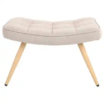 XXXLutz Hocker in textil, holzwerkstoff beige Angebot